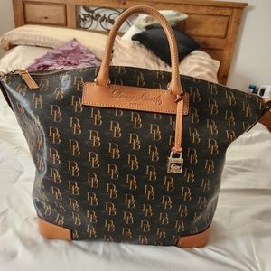 Dooney & Bourke vintage rare 1975 dome satchel florentine vacchetta leather bag